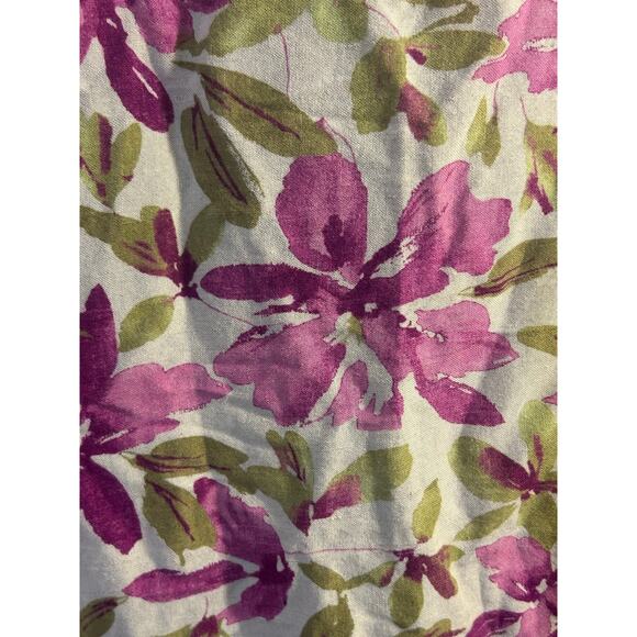 First Issue Liz Claiborne vintage floral linen dress Size 16 wedding party - Picture 6 of 8